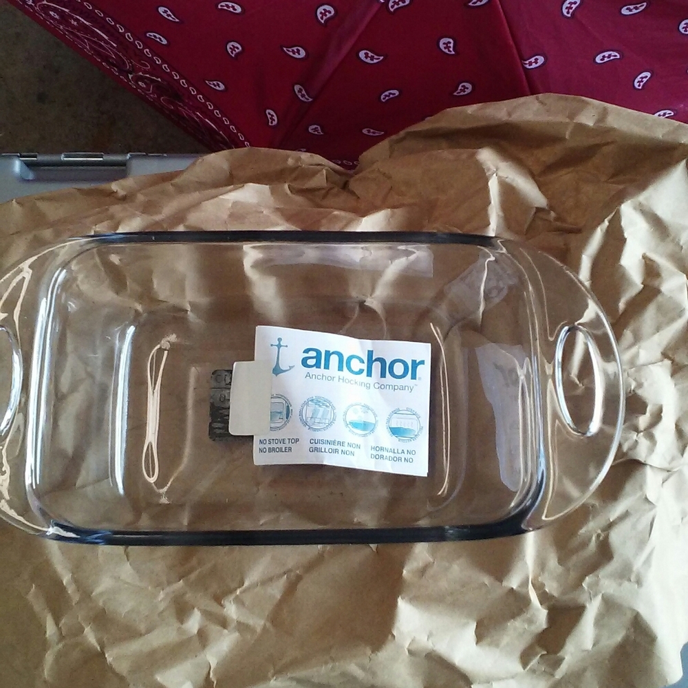 New Anchor Hocking 1.5 qt Loaf Pan (set of 2)